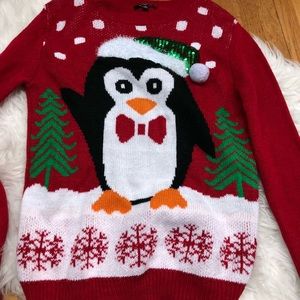 Penguin Christmas sweater !
